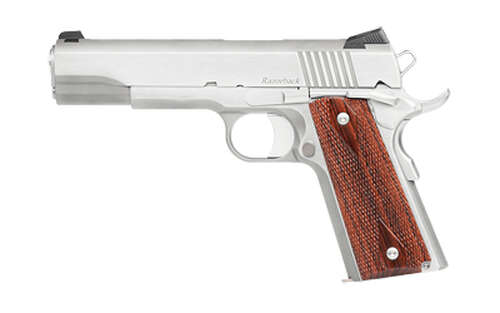 Handguns Dan Wesson Razorback 10mm DW RAZORBACK 10MM 5" STS/WOOD NS 8RD • Model: Razorback